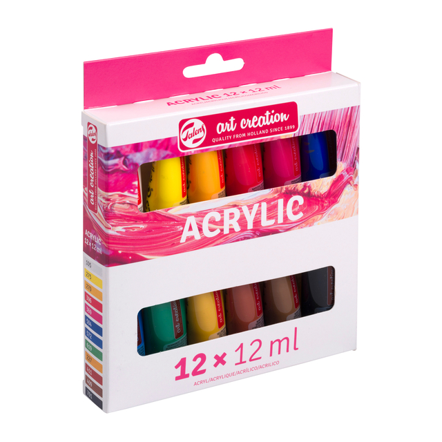Acrylverf Talens Art Creation assorti 12 tubes à 12ml — Foto 2 van 2