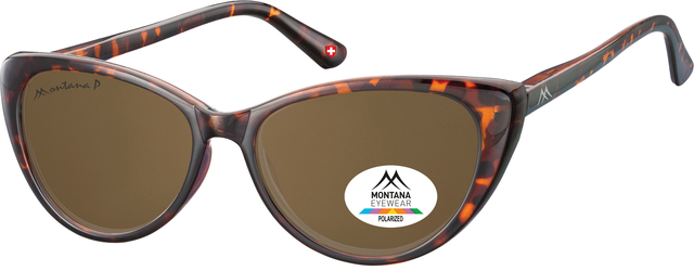 Zonnebril Montana met bruin gepolariseerd glas turtle afbeelding