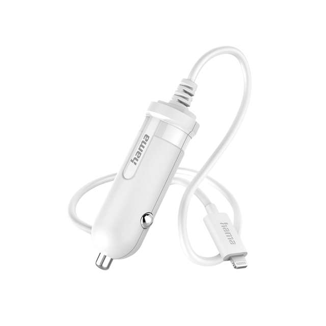 Autolader Hama lightning 5W 1 meter wit afbeelding
