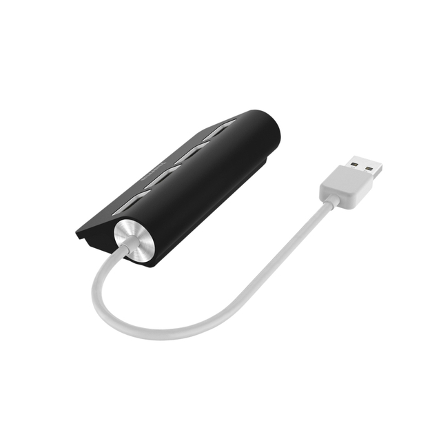 Hub Hama 4-poorts USB 2.0 zwart — Foto 2 van 2