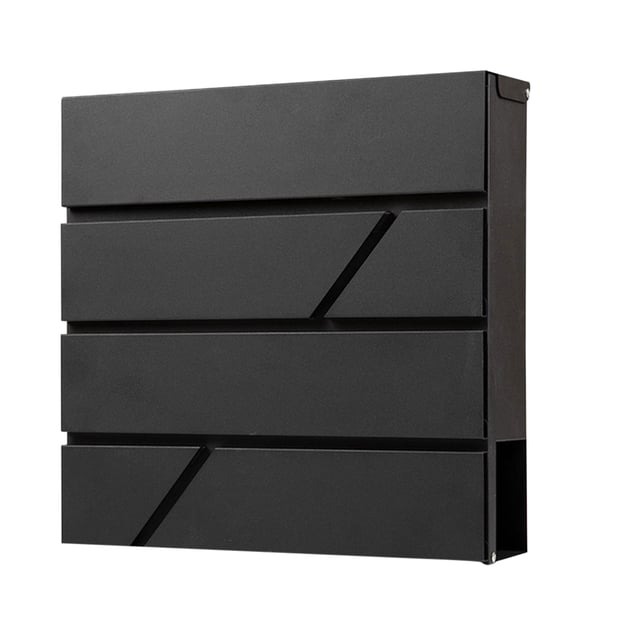 Brievenbus BRASQ PB200 Deluxe wand zwart afbeelding