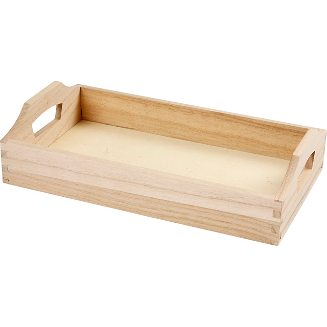 Dienblad Creativ Company hout 30x17x5cm afbeelding