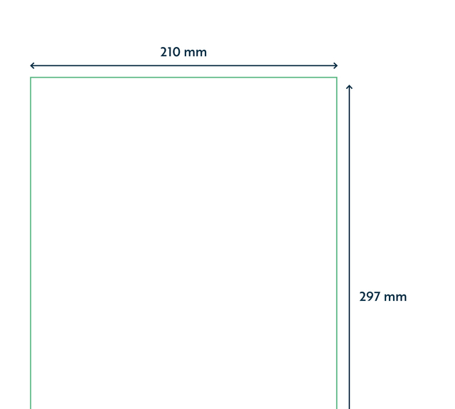 Etiket Qbasic A4 1.000 vel 210x297mm 1000 labels — Foto 2 van 2