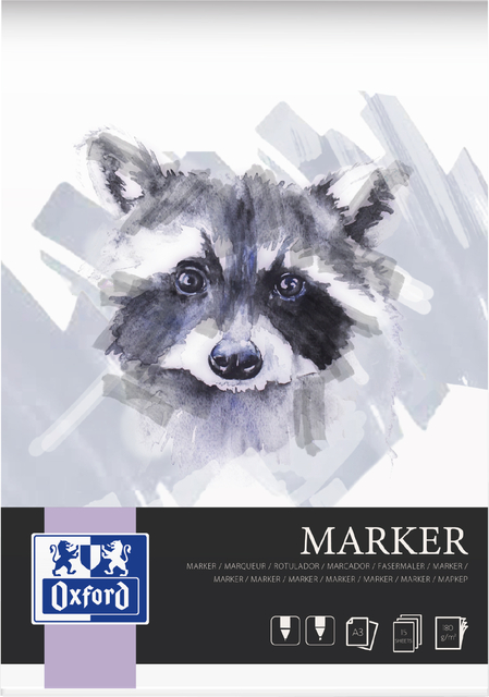 Tekenblok Oxford Marker A3 15 vel 180 gram afbeelding
