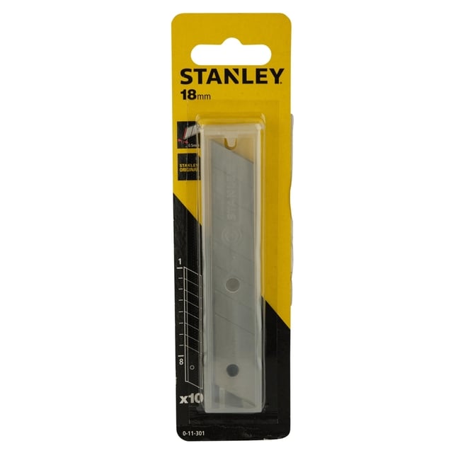Afbreekmesjes Stanley 18mm 10 stuks afbeelding