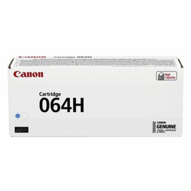 Tonercartridge Canon 064H blauw afbeelding
