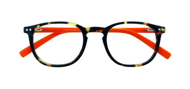 Leesbril I Need You Junior Selection +1.00 dpt bruin - oranje