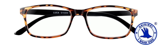 Leesbril I Need You Luca +1.50 dpt bruin