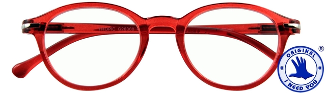 Leesbril I Need You Tropic +1.50 dpt rood