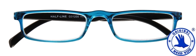 Leesbril I Need You Half-line +1.00 dpt blauw afbeelding