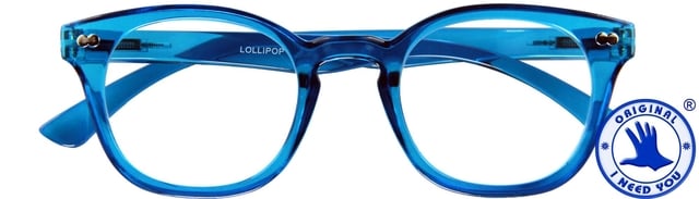 Leesbril I Need You Lollipop +3.00 dpt blauw