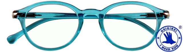 Leesbril I Need You +2.00 dpt Tropic turquoise afbeelding
