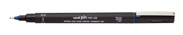 Fineliner Uni-ball Pin 0,5mm blauw afbeelding