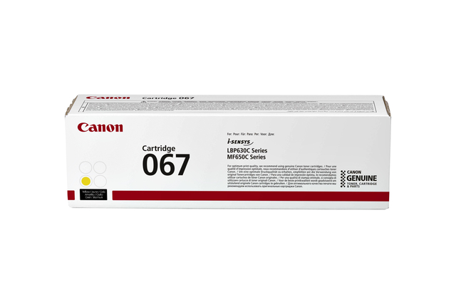 Tonercartridge Canon 067 geel afbeelding