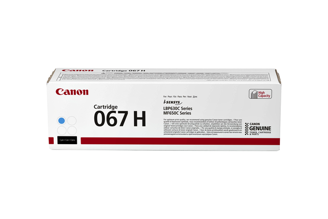 Tonercartridge Canon 067H blauw afbeelding