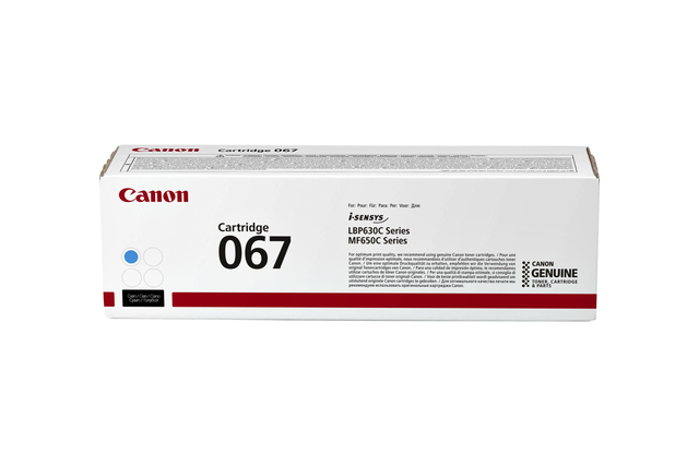 Tonercartridge Canon 067 blauw afbeelding