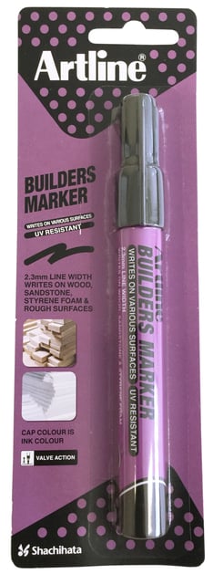 Viltstift Artline Professional builders zwart afbeelding