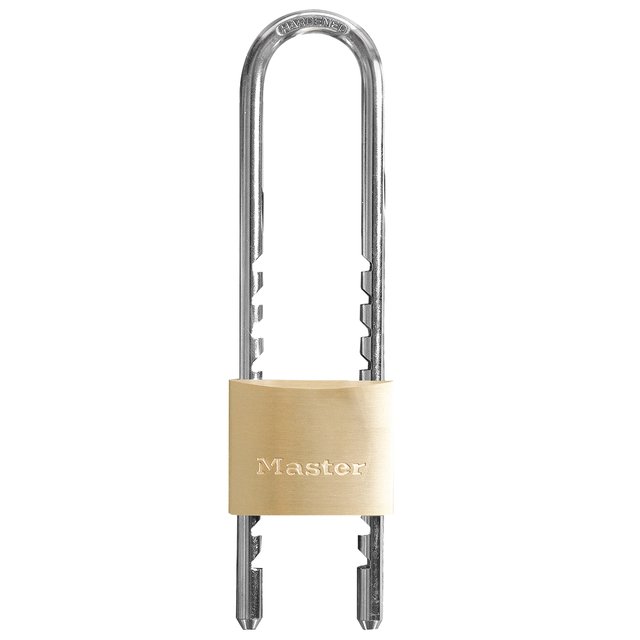 Hangslot MasterLock verstelbaar messing 50mm afbeelding