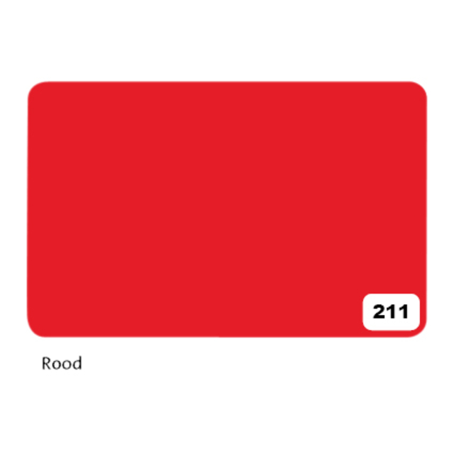 Etalagekarton Folia 1-zijdig 48x68cm 380gr nr211 rood afbeelding