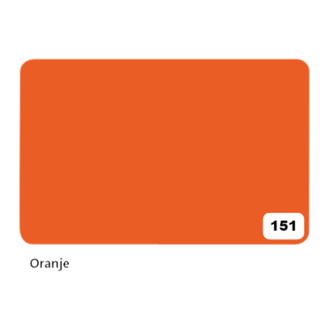 Etalagekarton Folia 1-zijdig 48x68cm 380gr nr151 oranje afbeelding
