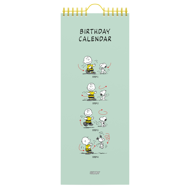 Verjaardagskalender Lannoo Peanuts 130x325 afbeelding