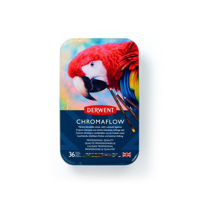 Kleurpotloden Derwent Chromaflow set à 36 kleuren afbeelding