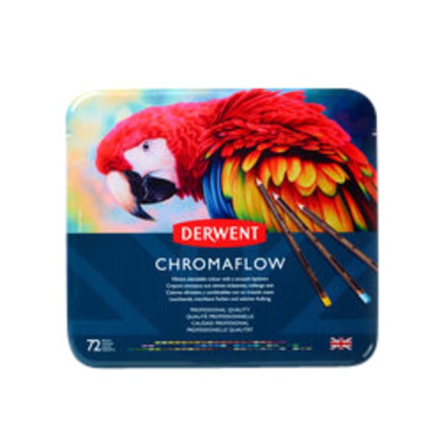 Kleurpotloden Derwent Chromaflow set à 72 kleuren afbeelding