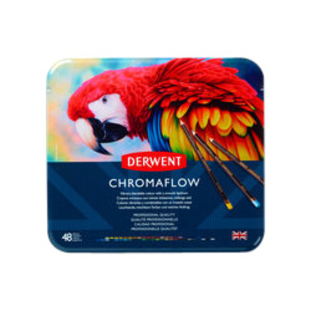 Kleurpotloden Derwent Chromaflow set à 48 kleuren afbeelding