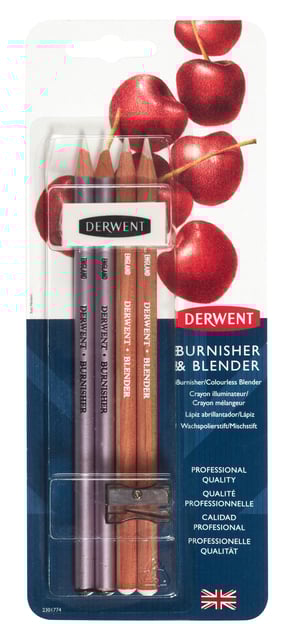 Potlodenset Derwent blender + polijst 6 stuks afbeelding