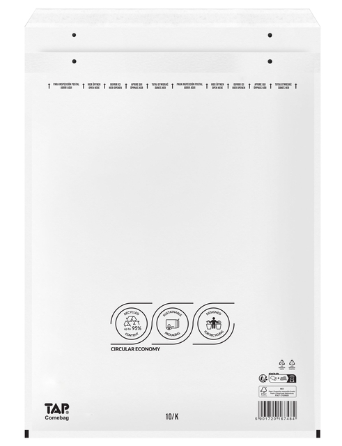Envelop TAP Comebag luchtkussen nr 20 370x480mm 100 stuks afbeelding