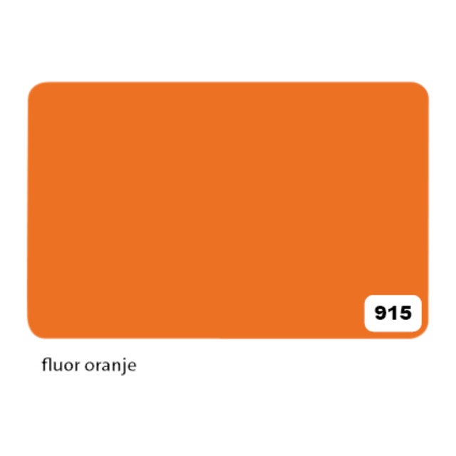 Etalagekarton Folia 1-zijdig 48x68cm 380gr nr915 lichtoranje afbeelding