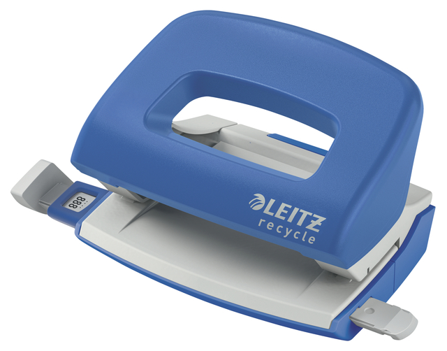 Perforator Leitz Nexxt Recycle mini 10 vel blauw afbeelding