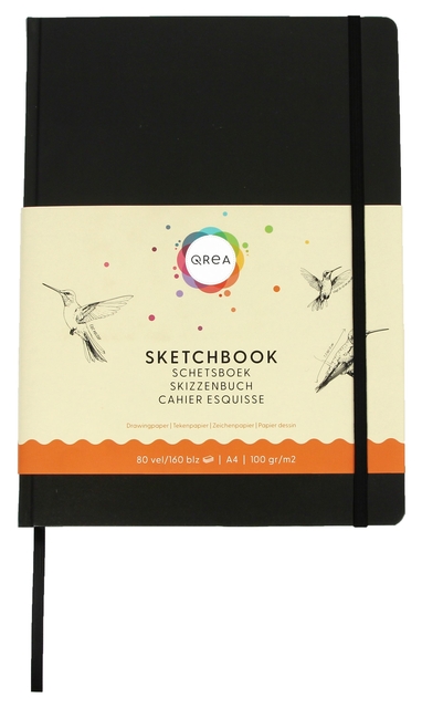 Tekenboek Qrea A4 80 vel 100gr afbeelding