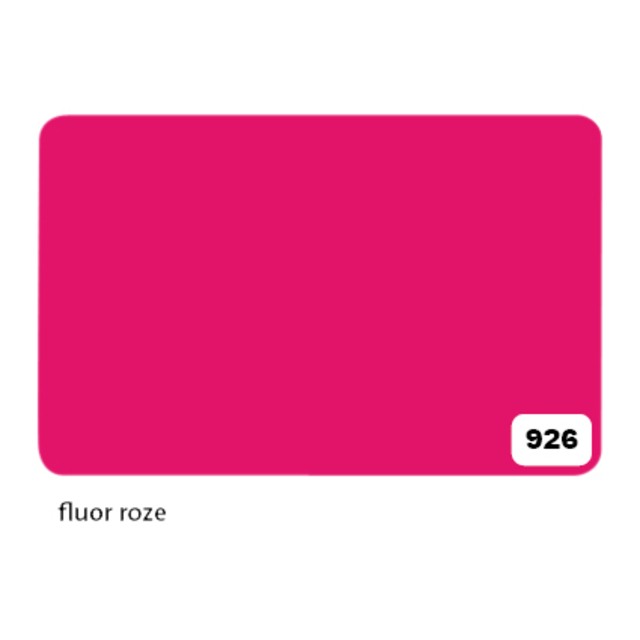 Etalagekarton Folia 1-zijdig 48x68cm 380gr nr926 fluor roze afbeelding
