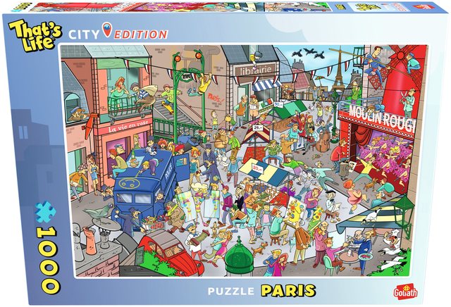 Puzzel That&apos;s Life City Paris 1000 stukjes afbeelding