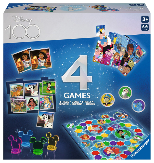 Spel Disney 100 jaar 4 in 1 afbeelding