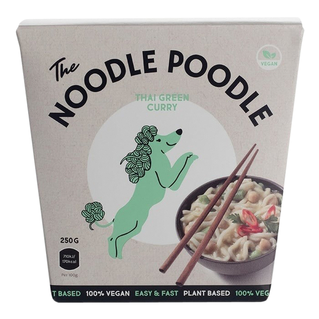 Noodles The Noodle Poodle Thai green curry 250gr afbeelding