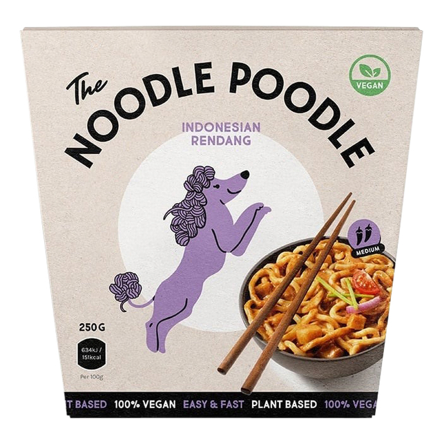Noodles The Noodle Poodle Indonesische rendang 250gr afbeelding