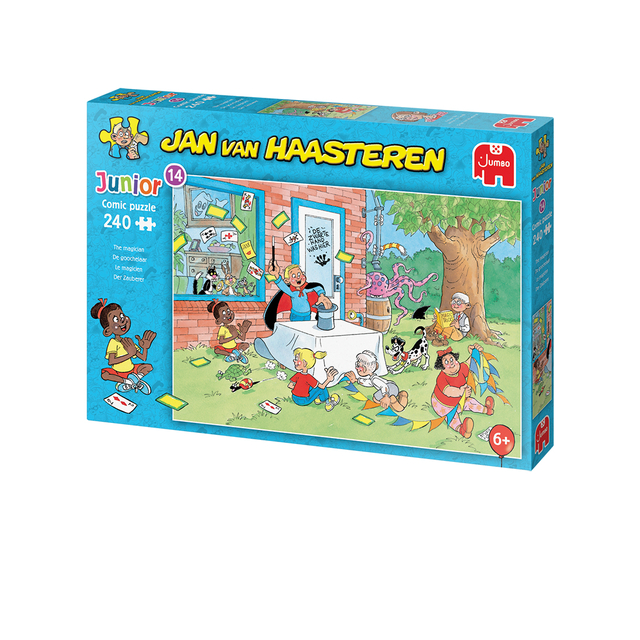Puzzel Jan van Haasteren Junior 14 De Goochelaar 240 stukjes — Foto 2 van 2