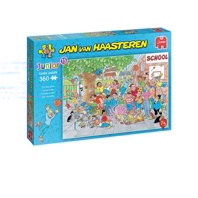 Puzzel Jan van Haasteren Junior 15 Klassenfoto 360 stukjes afbeelding