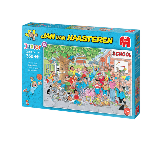 Puzzel Jan van Haasteren Junior 15 Klassenfoto 360 stukjes — Foto 2 van 2