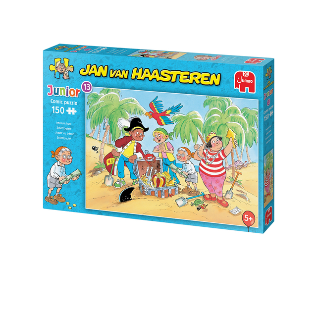 Puzzel Jan van Haasteren Junior 13 Treasure Hunt 150 stukjes — Foto 2 van 2