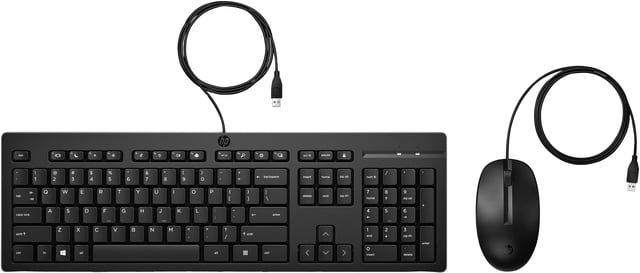 Toetsenbord + muis HP 225 Qwerty zwart afbeelding