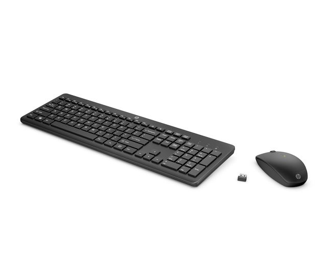 Toetsenbord + muis HP 235 draadloos Qwerty zwart afbeelding