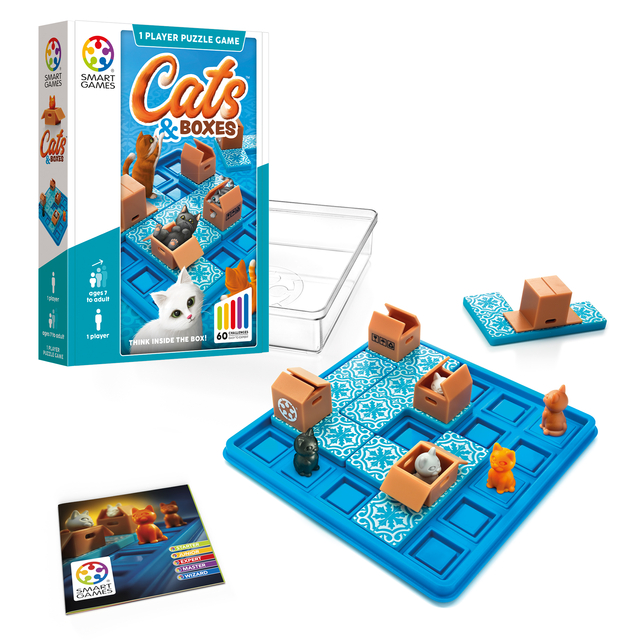 Puzzelspel Smart Games Cats & Boxes — Foto 2 van 2