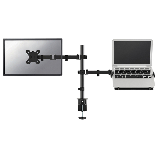 Monitorarm met laptopstandaard Neomounts FPMA-D550NOTEBOOK zwart afbeelding