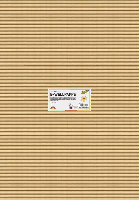 Golfkarton Folia E-golf 50x70cm 250gr nr65 goud afbeelding