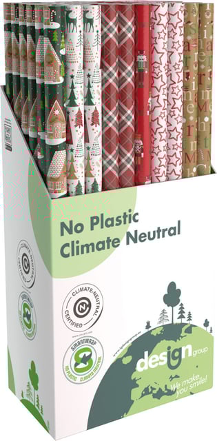 Inpakpapier IG Group Kerst 200x70cm assorti afbeelding