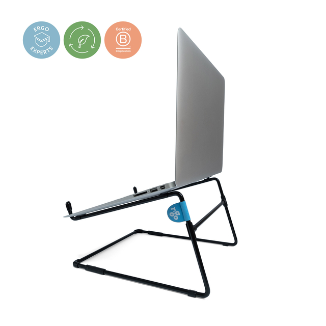 Laptopstandaard R-Go Office Zwart afbeelding
