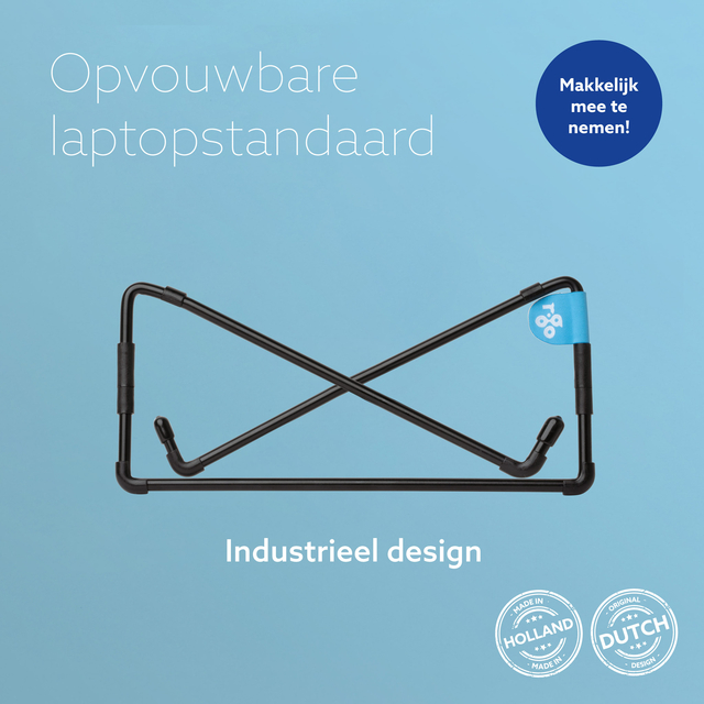 Laptopstandaard R-Go Travel Zwart — Foto 2 van 2